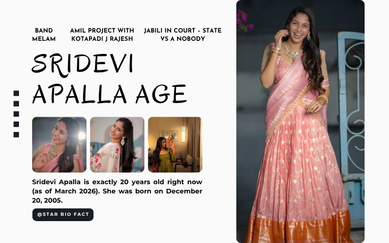 Sridevi Apalla Age 20: Biography, Court Movie & Career Guide Sridevi Apalla Age