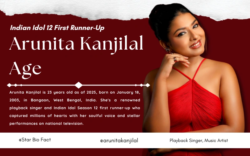 Arunita Kanjilal Age: Complete Biography, Career & Marriage Details (2026) Arunita Kanjilal Age