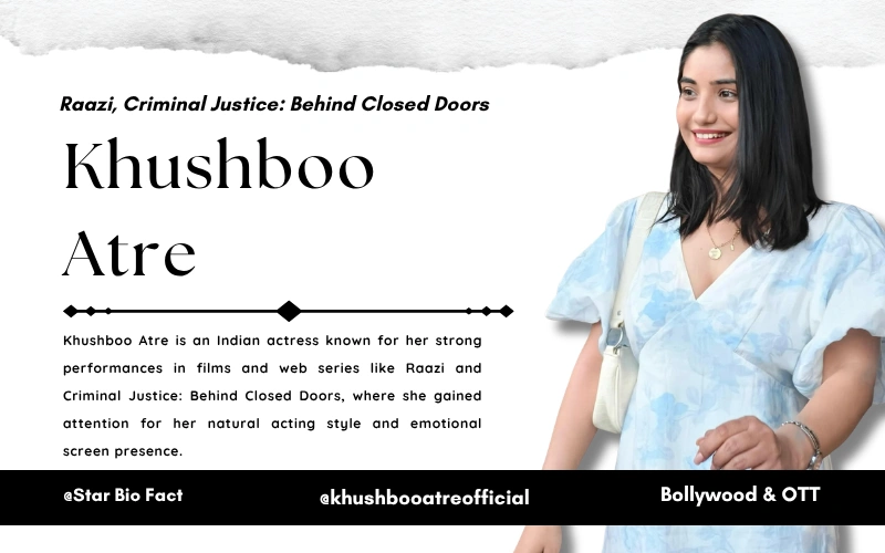 Khushboo Atre Bio, Career Highlights & Net Worth (2026) Khushboo Atre