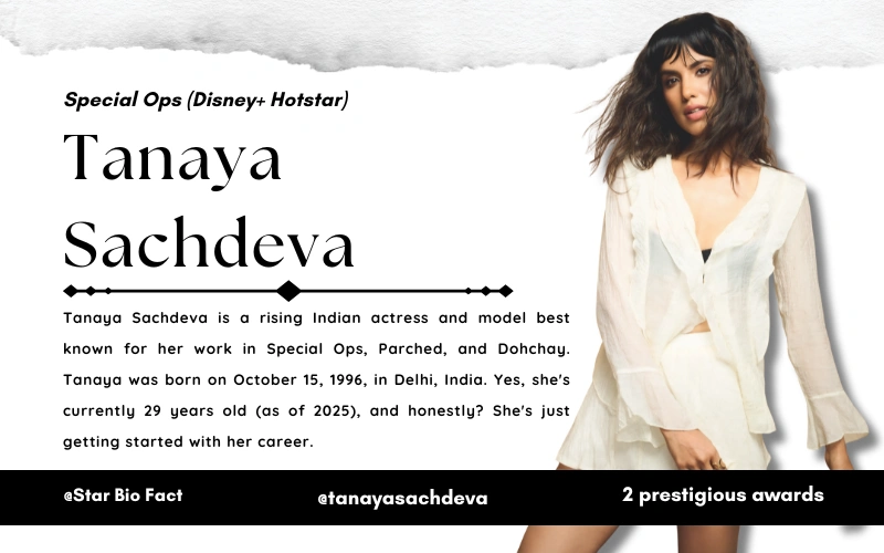 Tanaya Sachdeva Age, Wiki, Career Highlights & Net Worth (2026) Tanaya Sachdeva