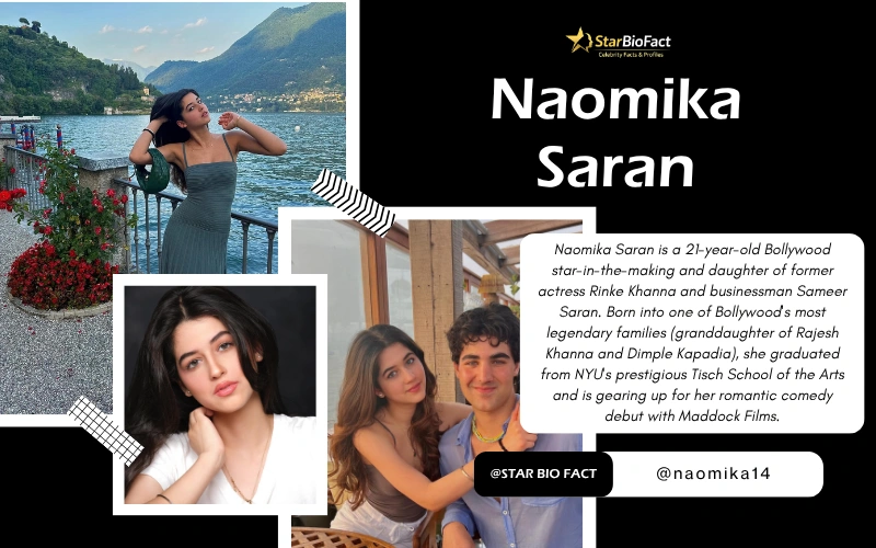 Naomika Saran Age, Wiki, Career & Bollywood Debut (2026) Naomika Saran Age, Wiki, Career & Bollywood Debut (2026)